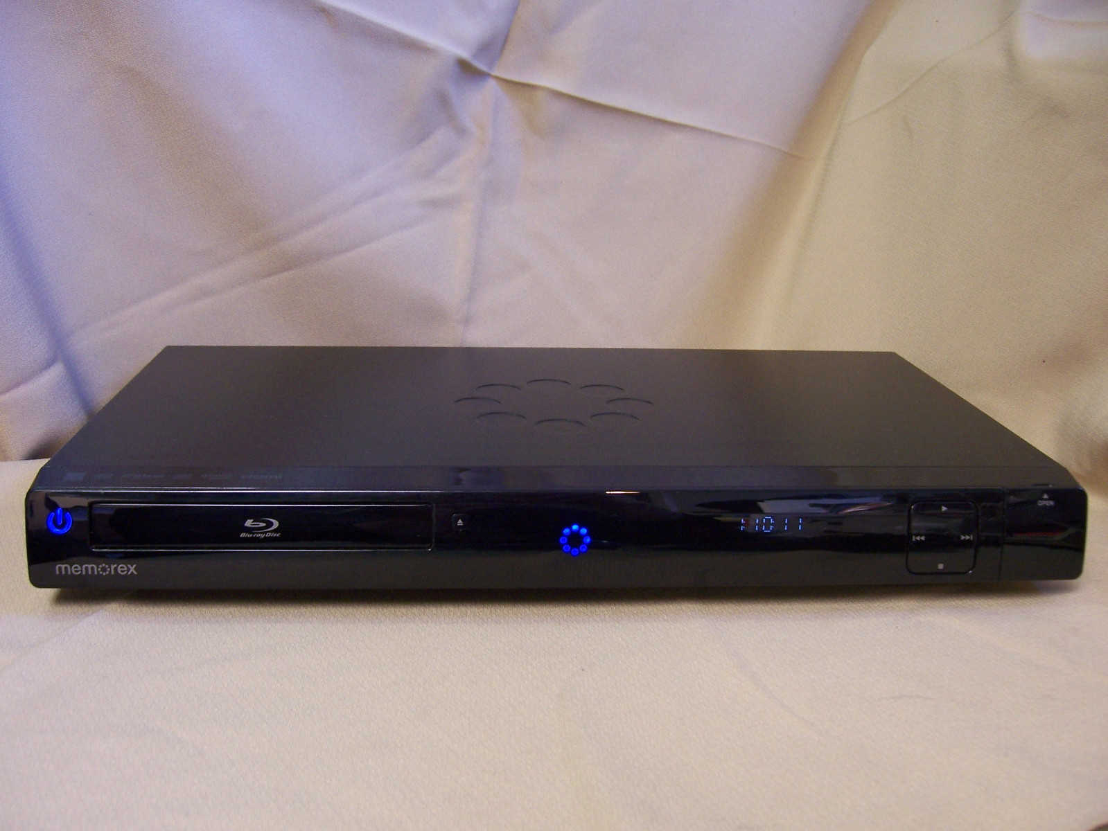 MEMOREX MVBD2520 Blu-ray DVD PLAYER ETHERNET HDMI usb sd card slot NO REMOTE
