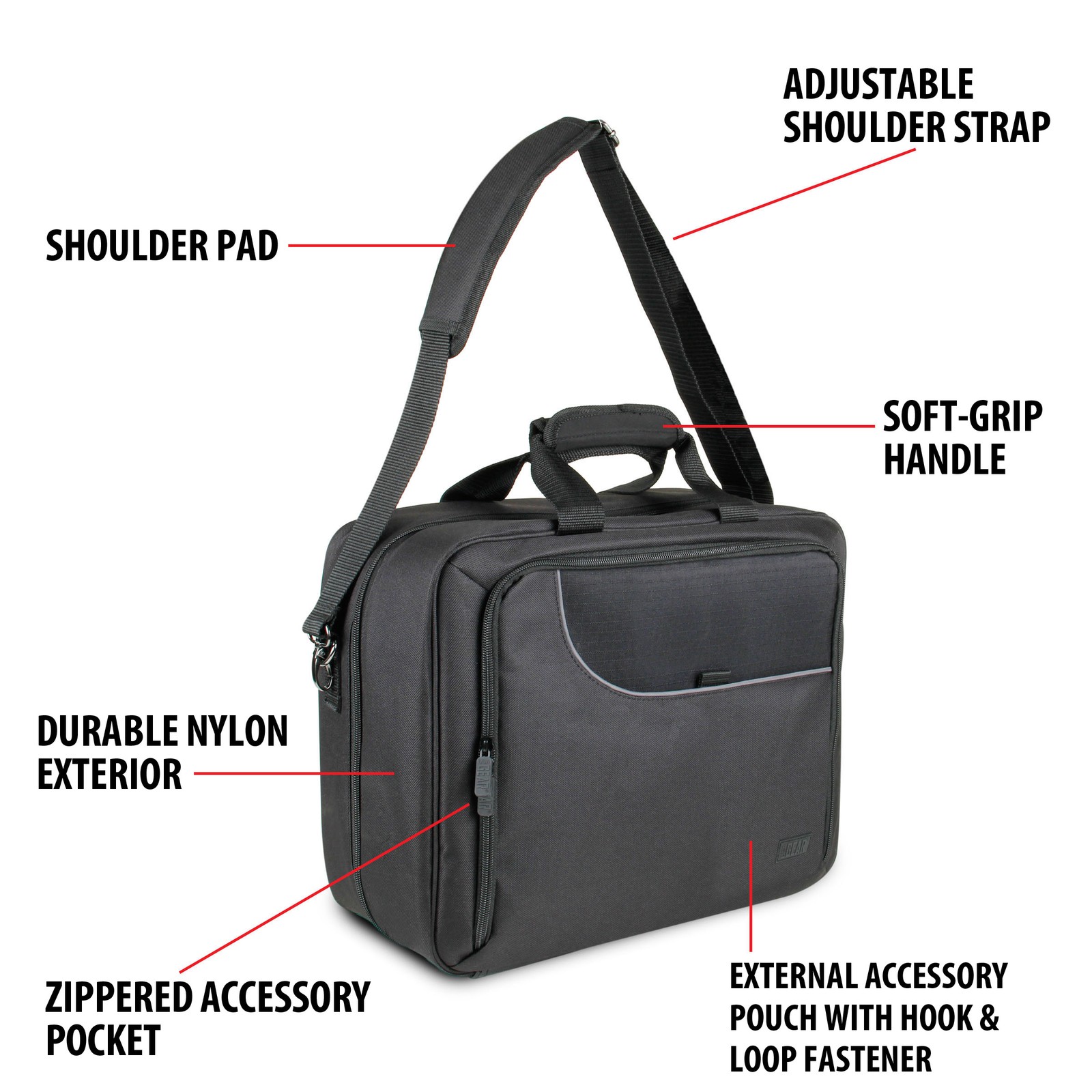 Compact Sewing Machine Traveling Case with Padded Shoulder Strap