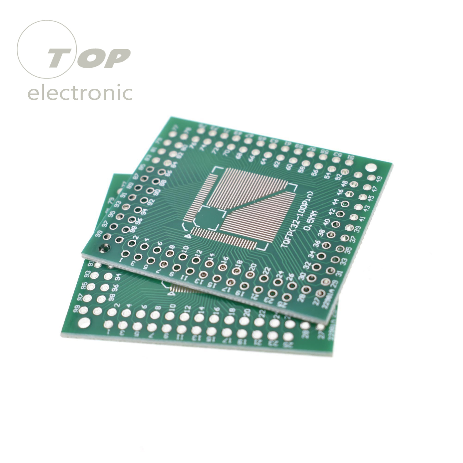 10pcs QFP/TQFP/LQFP/FQFP 32/44/64/80/100 to DIP Adapter PCB Board Converter M151