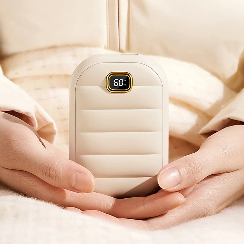 Factory Rechargeable Mini Hand Warmer Power Bank 4000Mah Portable Charger USB 2