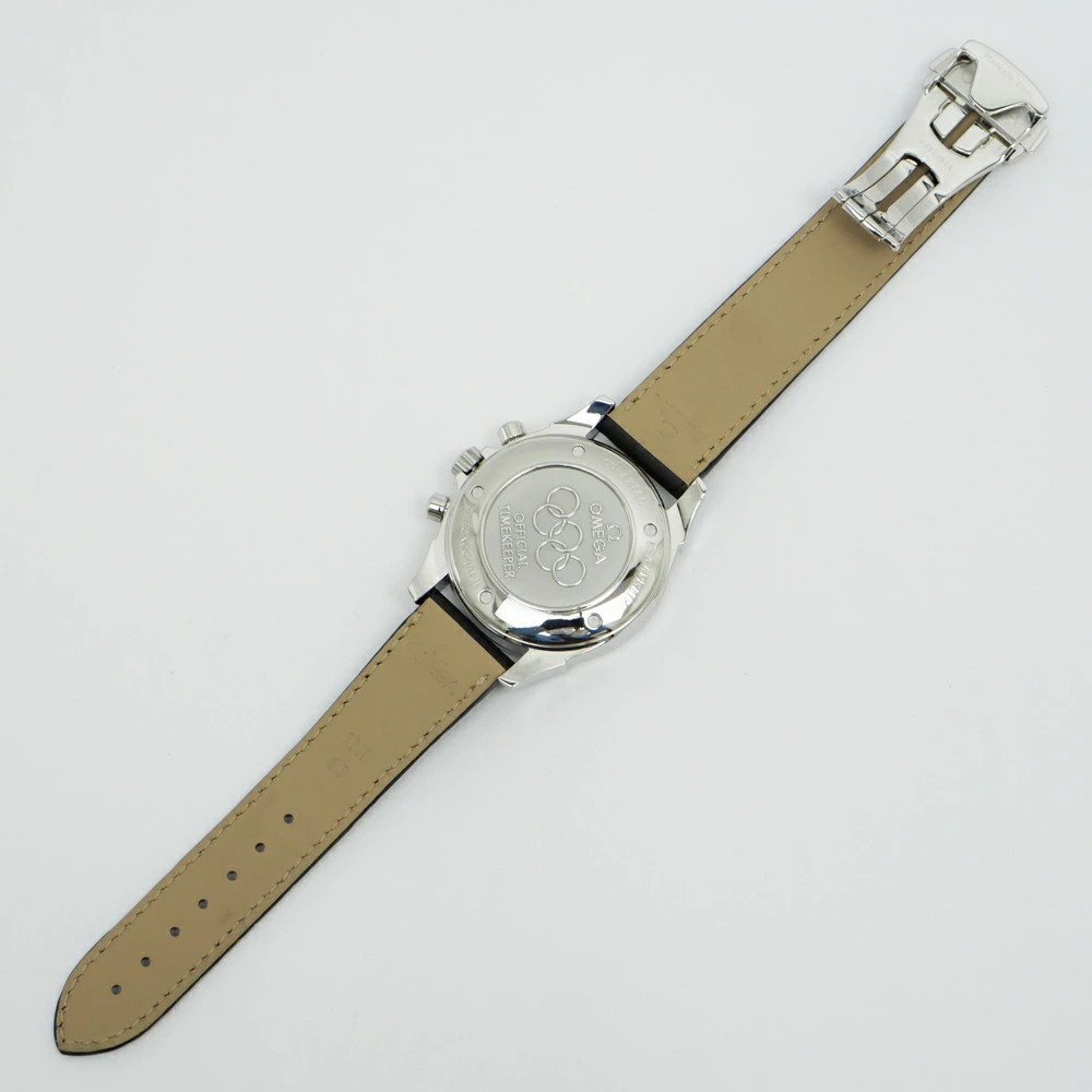 OMEGA Watch De Ville Co-Axial Chronograph 4846.20.32 Turin Olympics 2006 w/Box