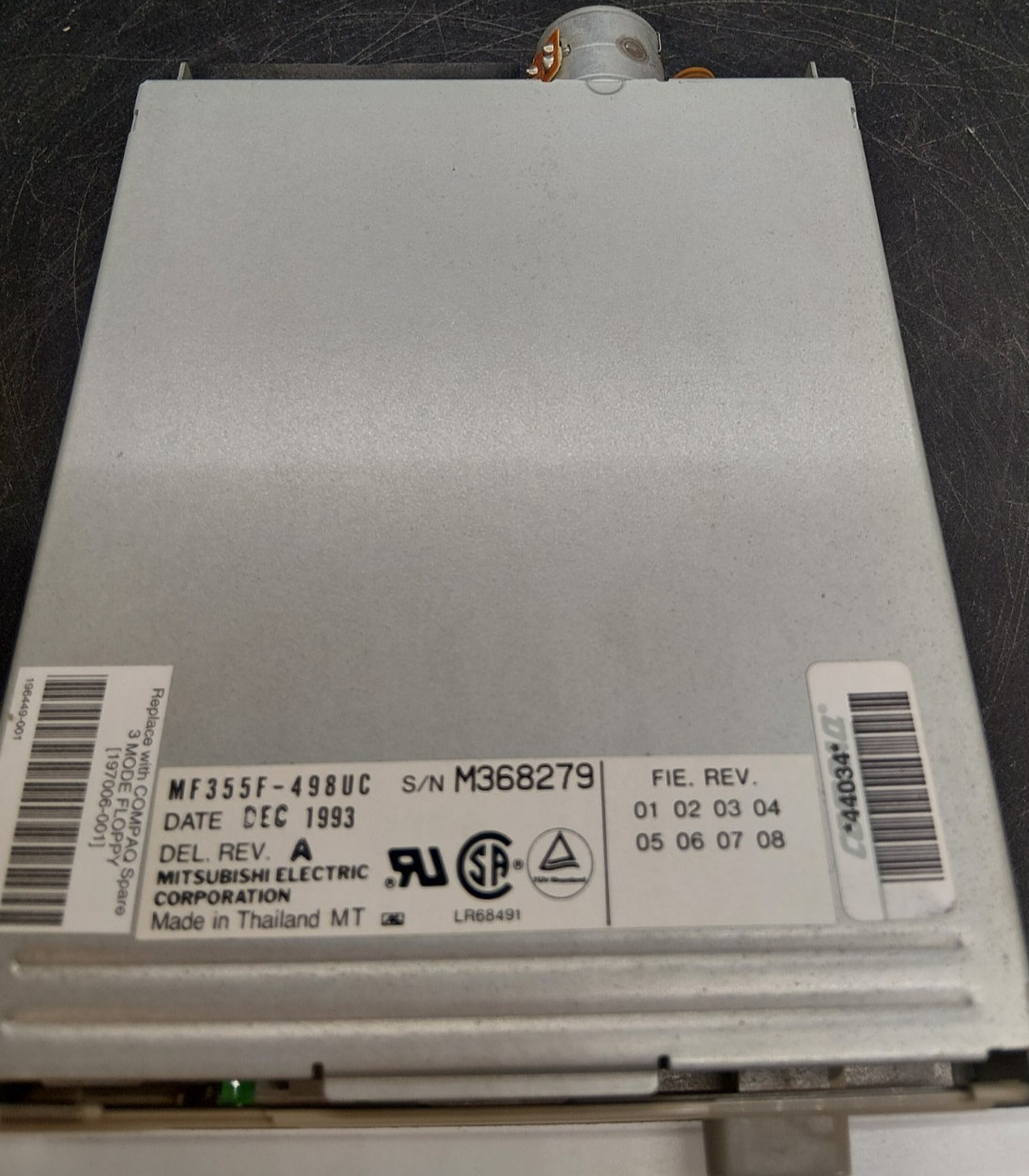 Mitsubishi Electric MF355F-498UC – Internal Floppy Disk Drive 3.5″