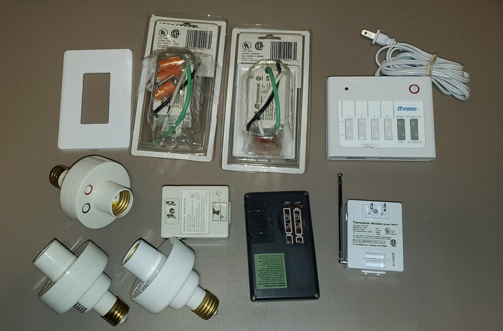 X10 Powerhouse Automation Random Items Lot X-10 Power House Magnavox