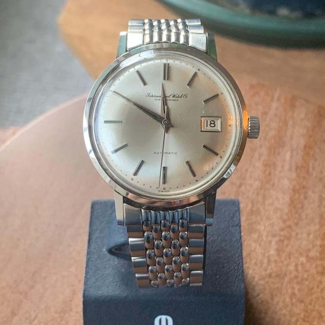 IWC Wristwatch Schaffhausen Cal. 8541 silver Original genuine Jubilee bracelet