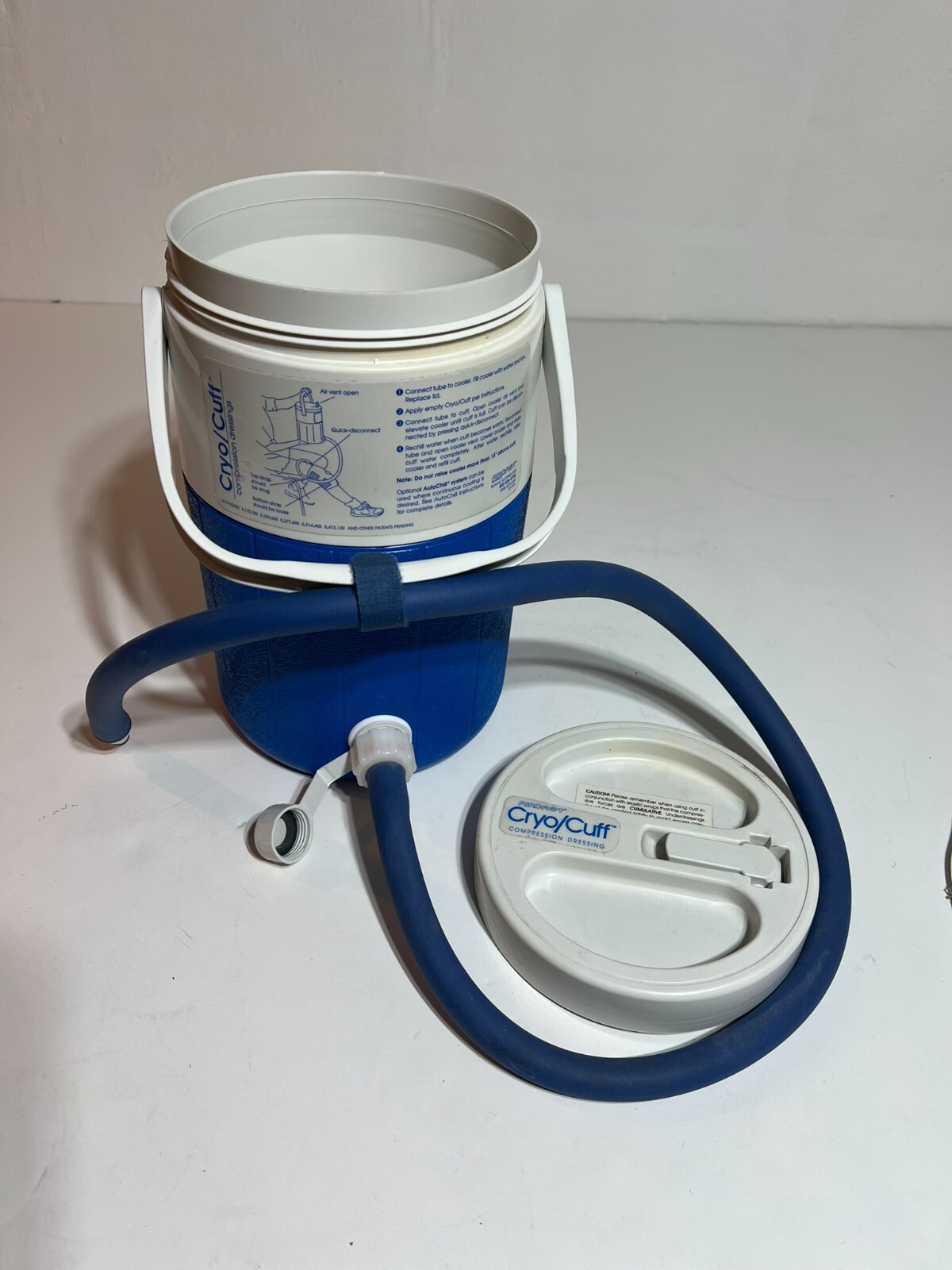 Aircast Cryo/Cuff Gravity Fed Cooler & Hose system (Cooler & Hose Only)