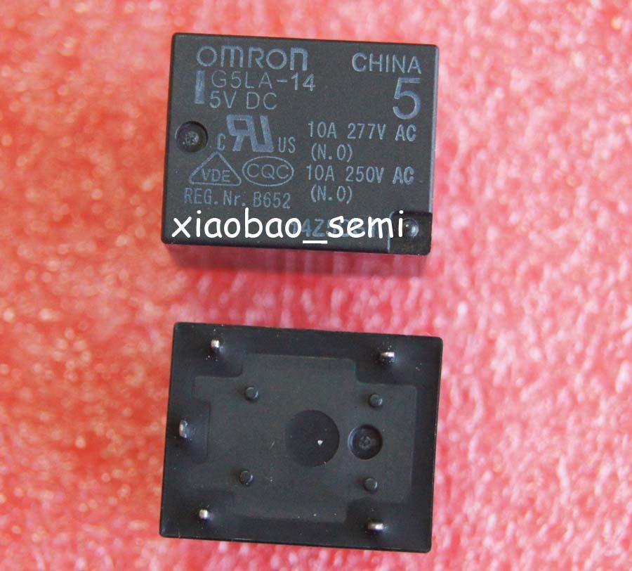 10PCS G5LA-14-5VDC Mini Power Relay PCB type 5V DC ORIGINAL OMRON