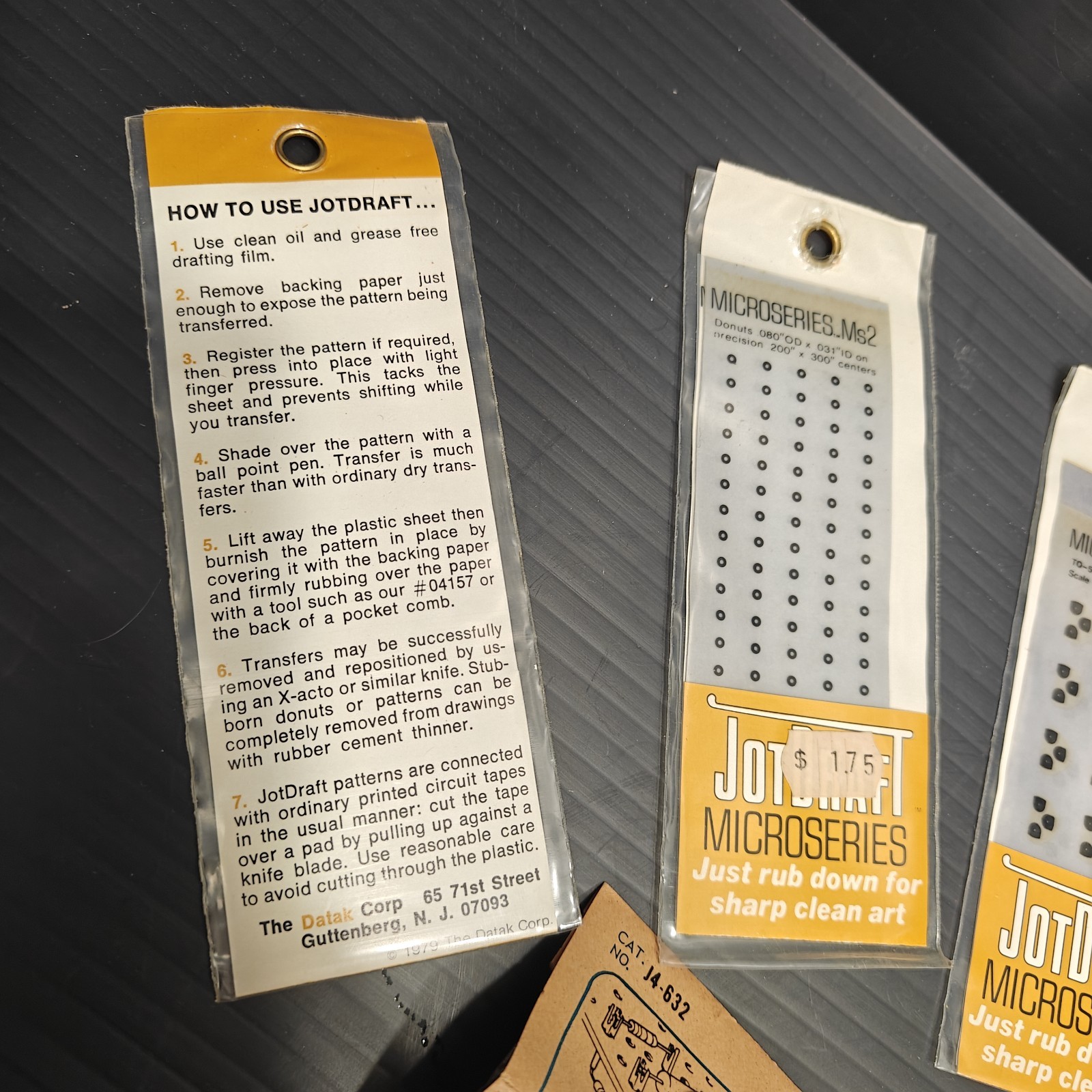 Vintage PCB Drafting Aids JotDraft Brady Calectro Microseries Mixed Lot
