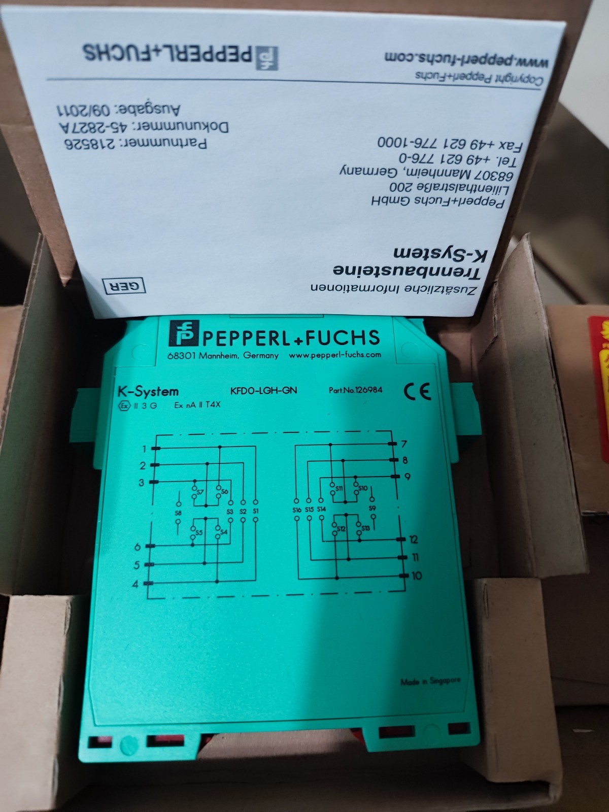 1 PCS Pepperl-Fuchs KFD0-LGH-GN ALL NEW IN NEW BOX