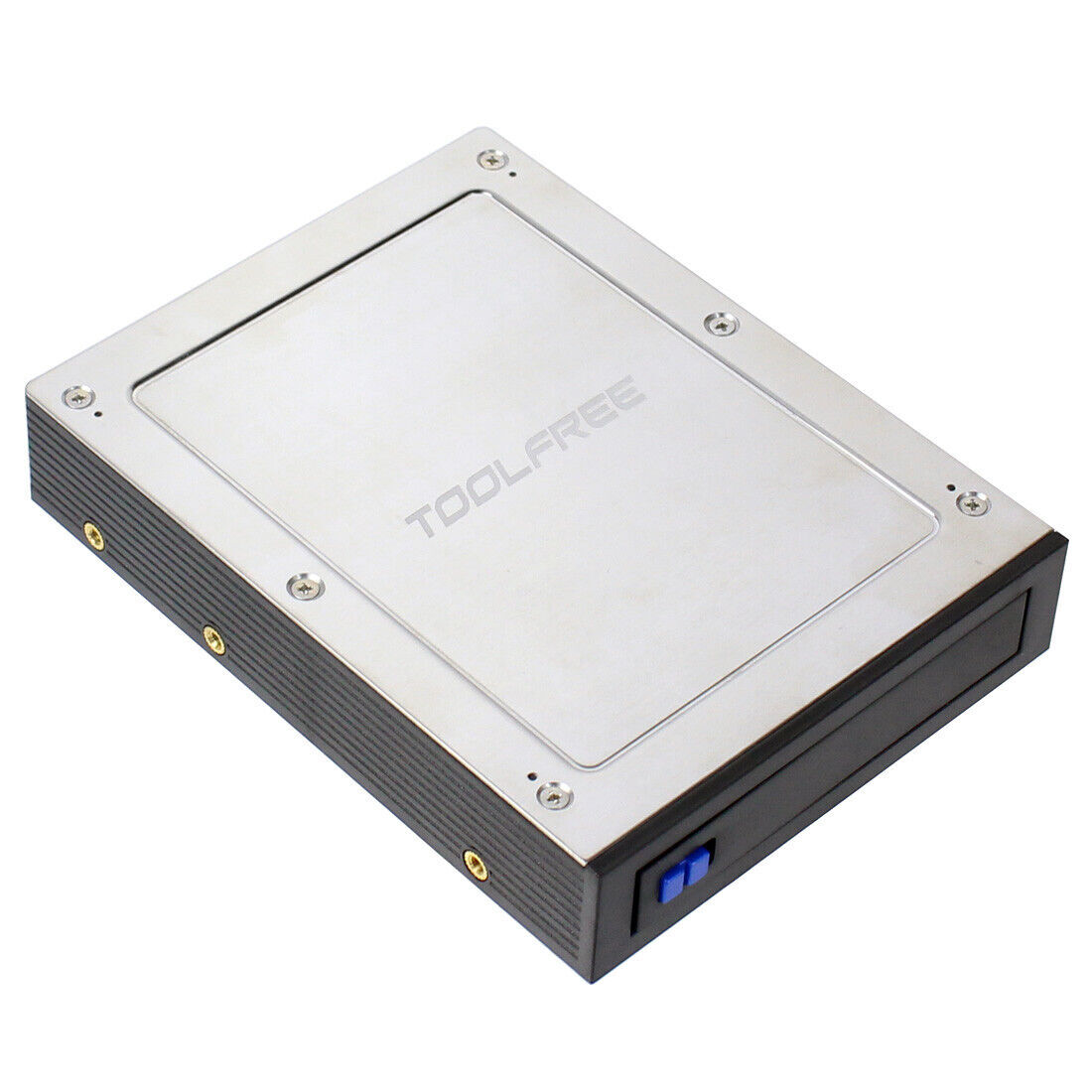 US2.5″ Internal Floppy Bay SATA III Tray-Less Mobile Rack for HDD SSD Hard Drive