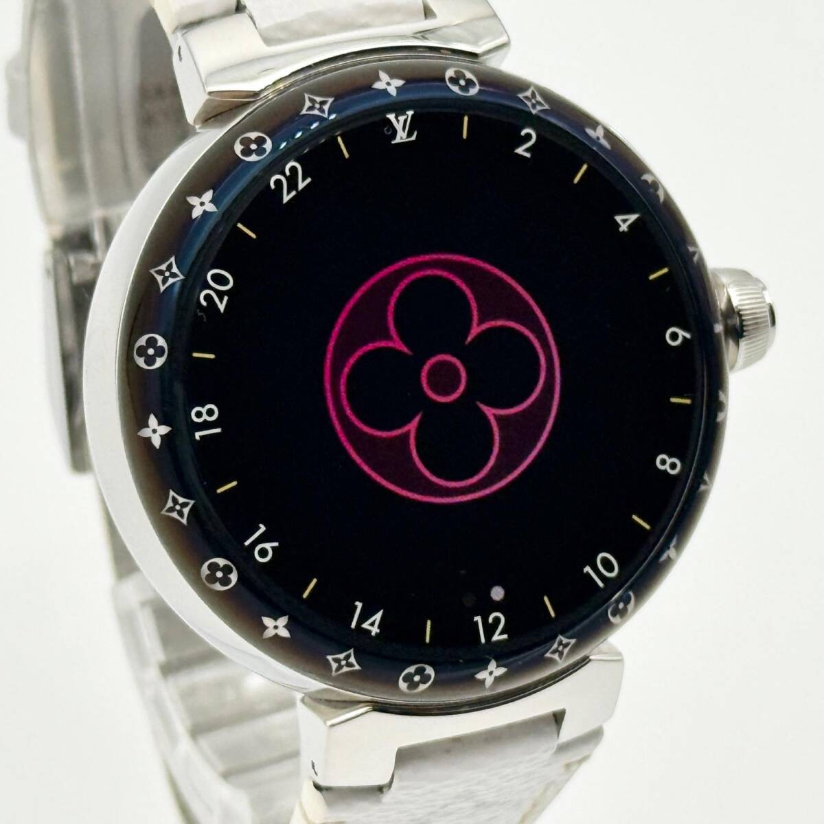 LOUIS VUITTON Watch Tambour Horizon Digital Dial Women’s QAD0 Working w/Boxed