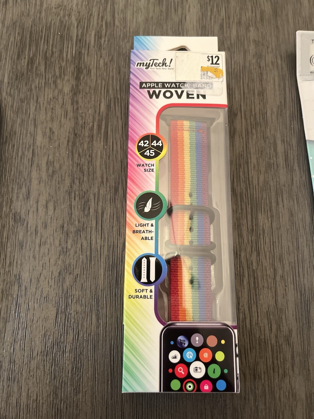 myTech! Selfie Light & Apple Watch Band, Monster TOUGH GRIP, Rayovac 9V