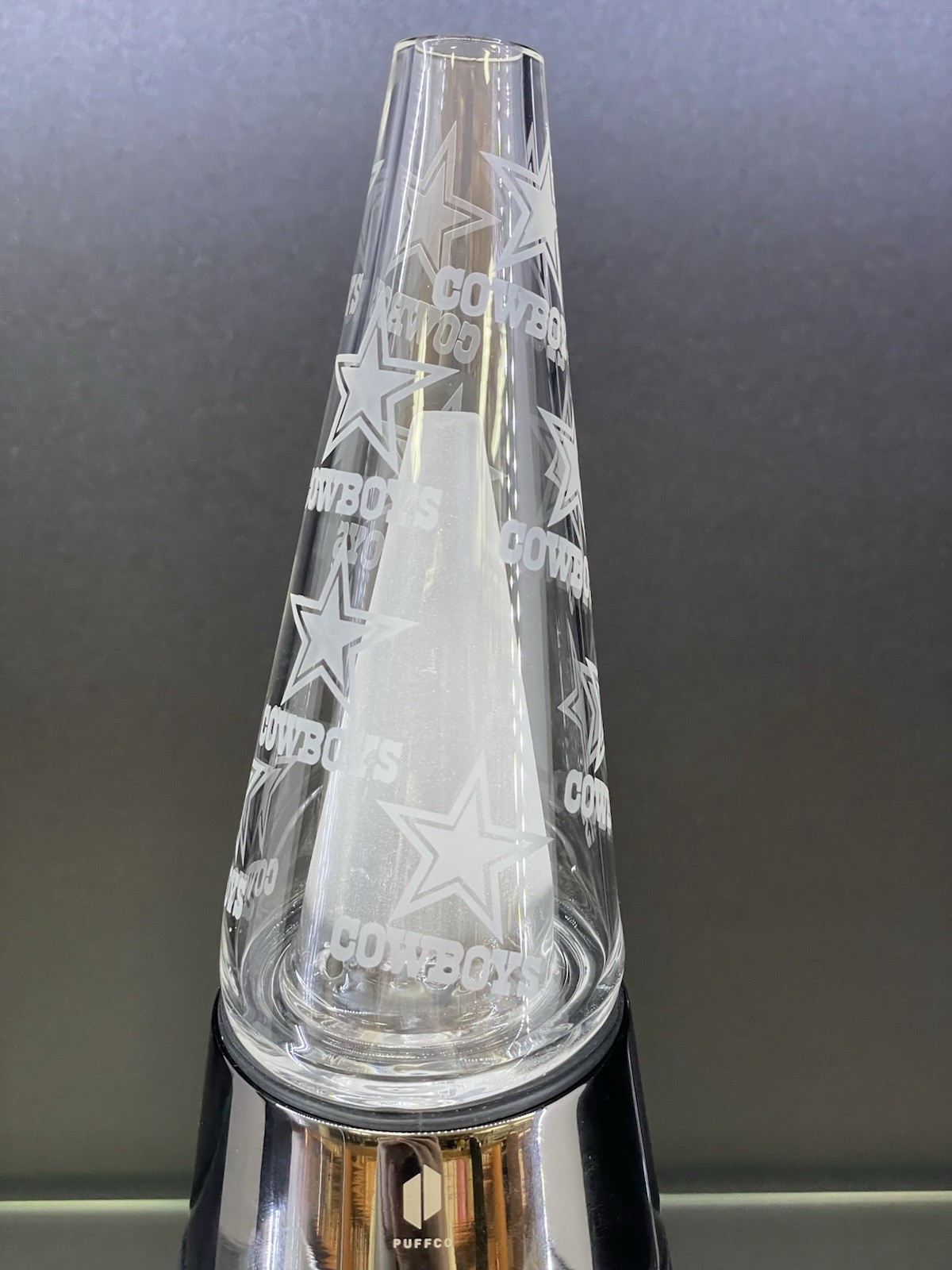 Og Peak Sandblasted Glass Attachment Dallas Cowboys Football Team ￼