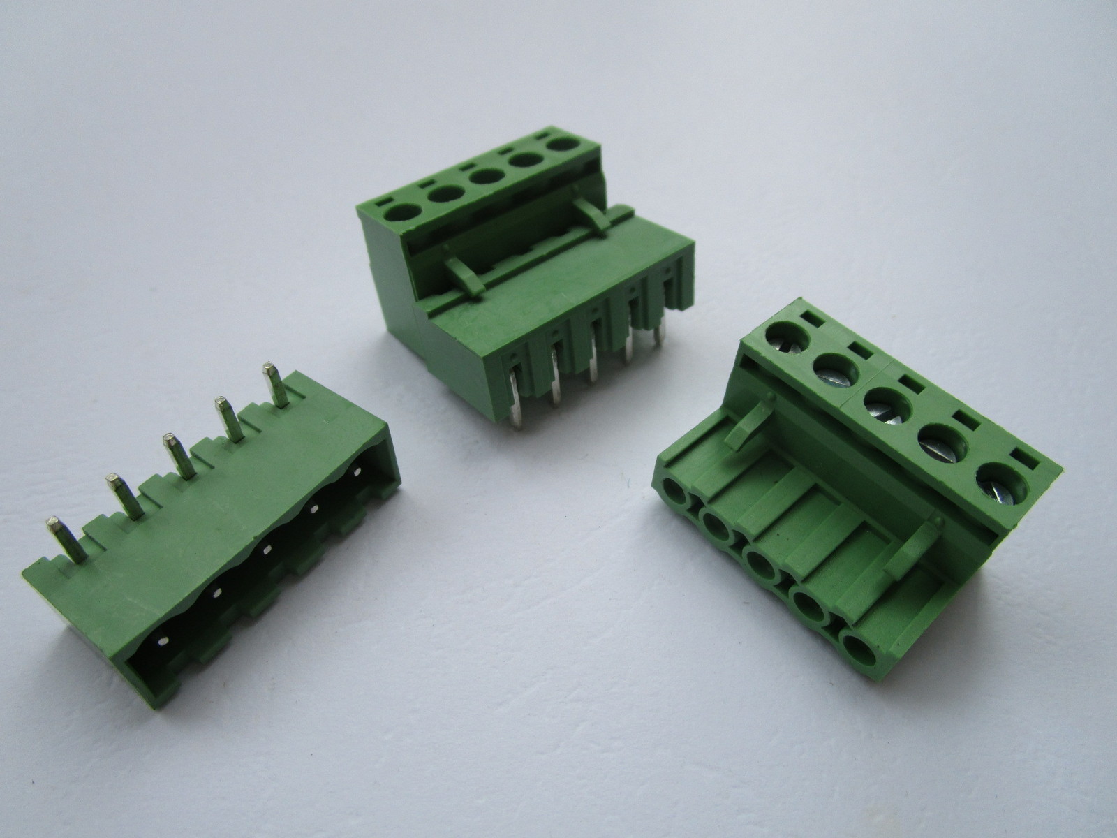 30 pcs Close Angle 5pin 5.08mm Screw Terminal Block Connector Pluggbale Type New