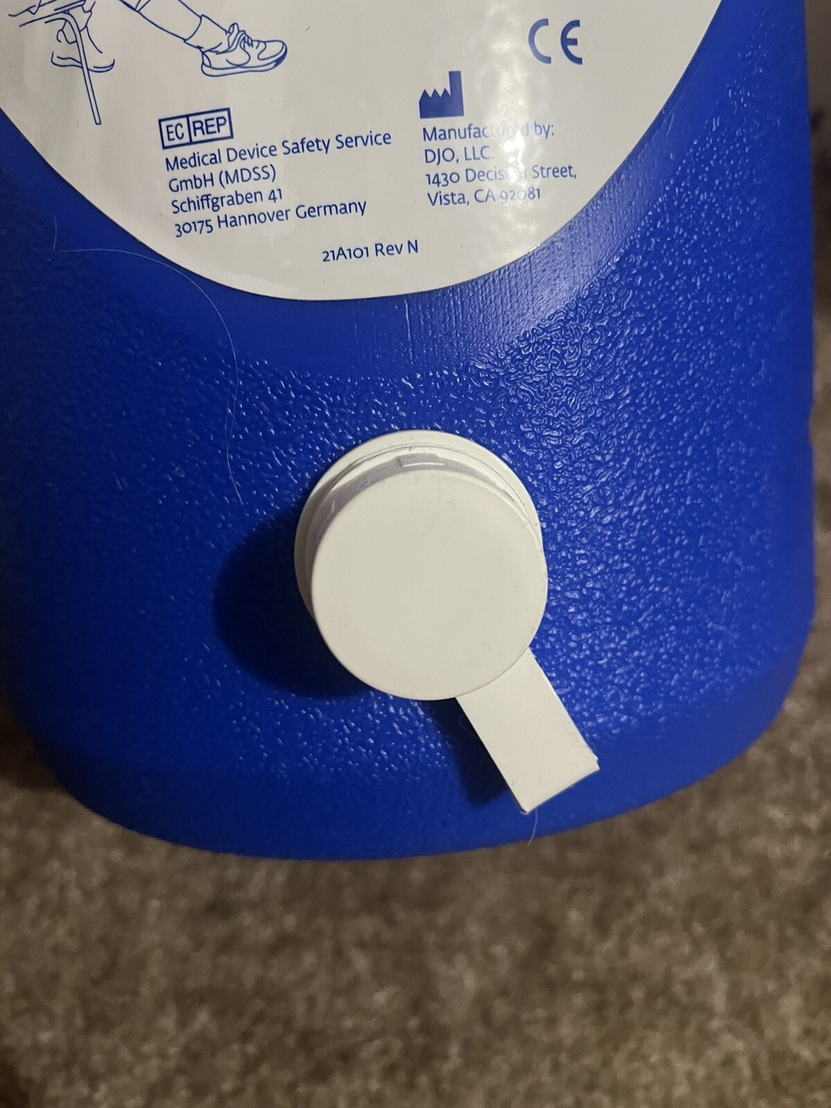 Aircast Cryo/Cuff Cryocuff Cooler, Hose, Foil Very Clean