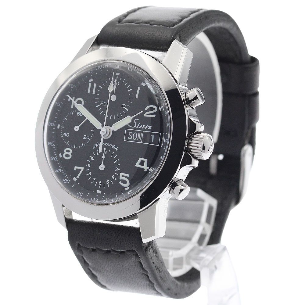 Sinn Watch 103 Chronograph Day-Date Black Dial 40mm Automatic Men’s w/Warranty