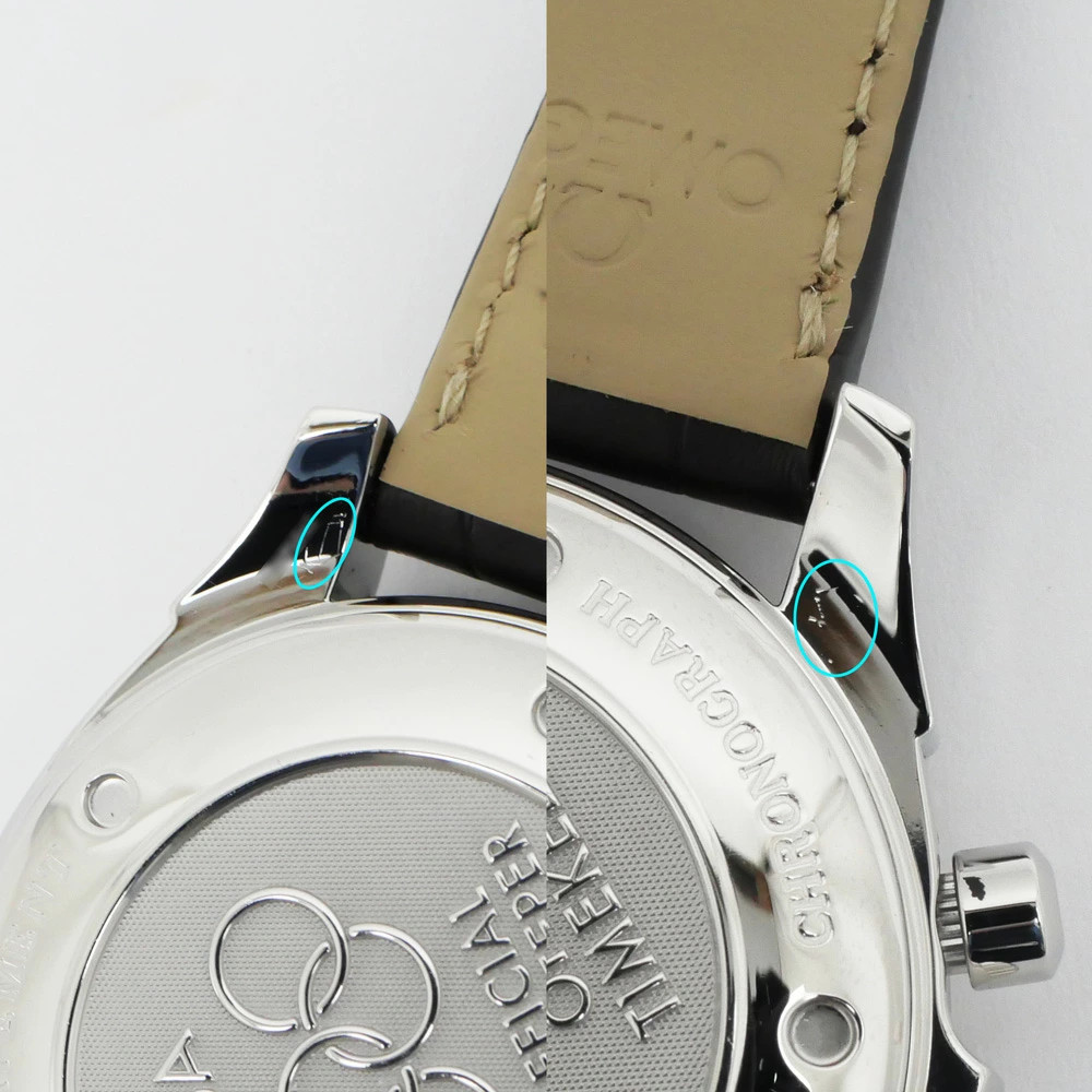 OMEGA Watch De Ville Co-Axial Chronograph 4846.20.32 Turin Olympics 2006 w/Box