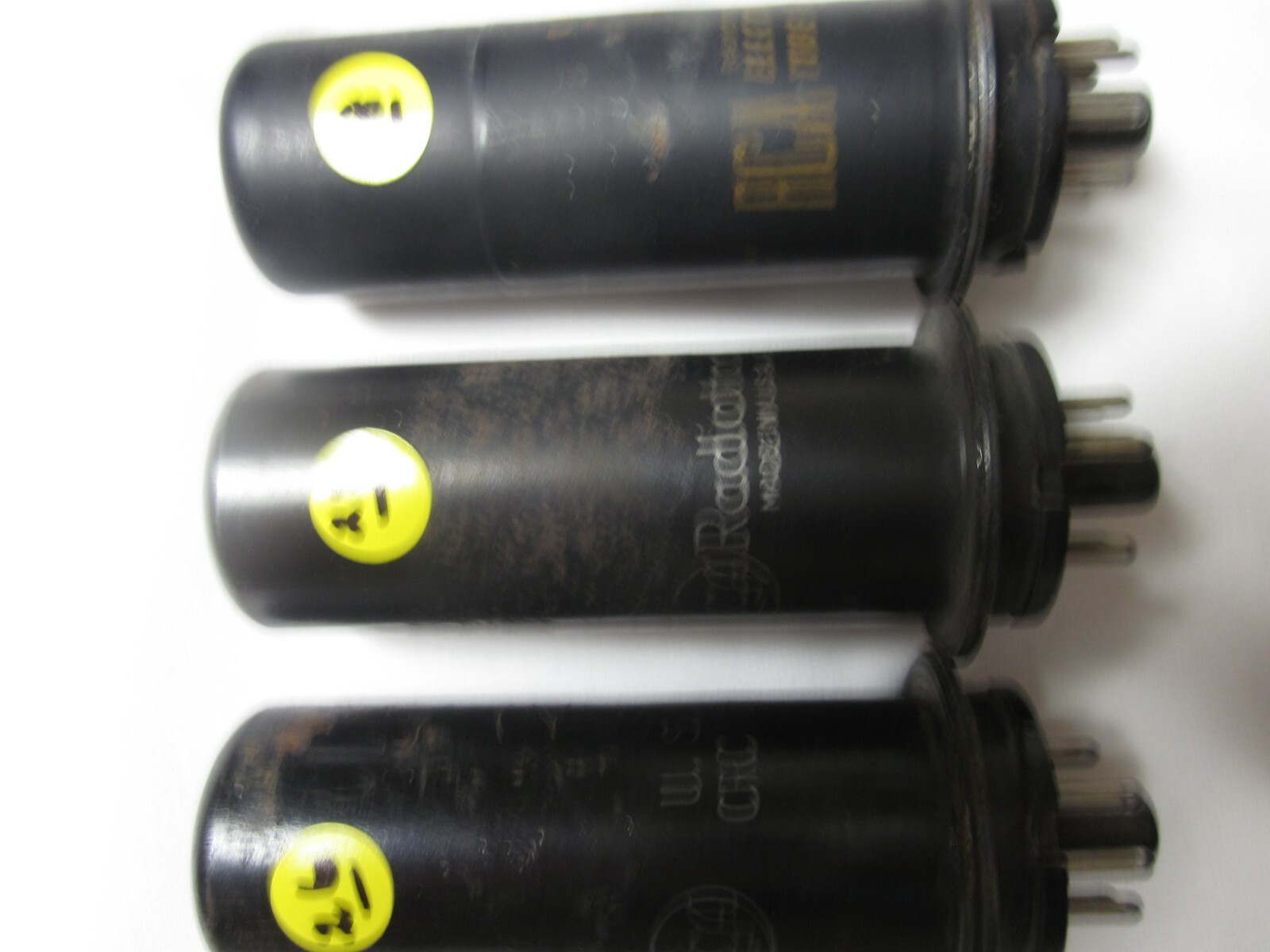 RCA & Sylvania 6L6 Metal tubes