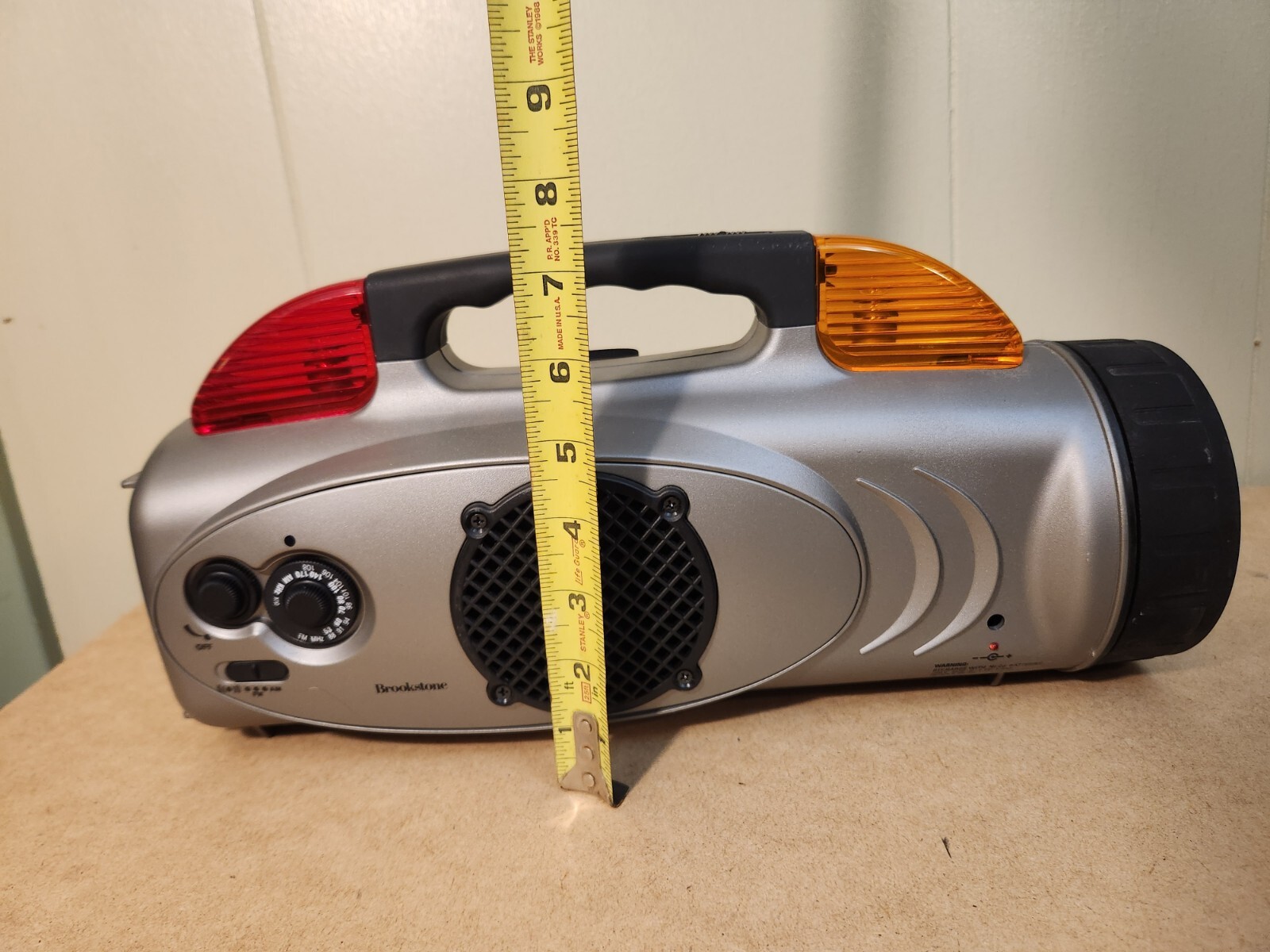 Vintage Brookstone Emergency Flashlight, Radio and Multi-tools, Preowned, Tested