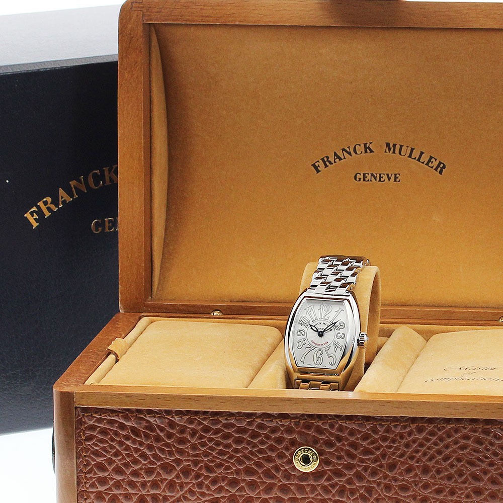 Franck Muller Watch Conquistador 8005LQZ Quartz Silver Stainless Steel w/Box