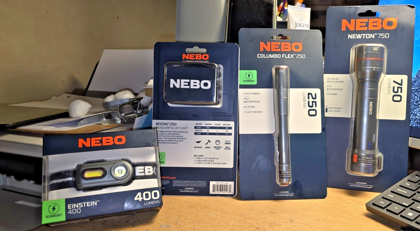 NEBO products (price for each item) no bundle deal