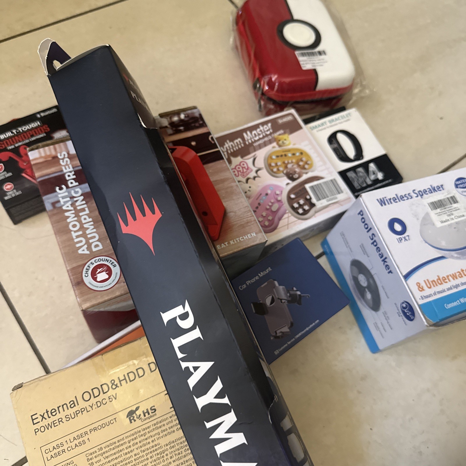 Mystery Loot Electronic General Merch Box For Resale 10 Items Total See Desc