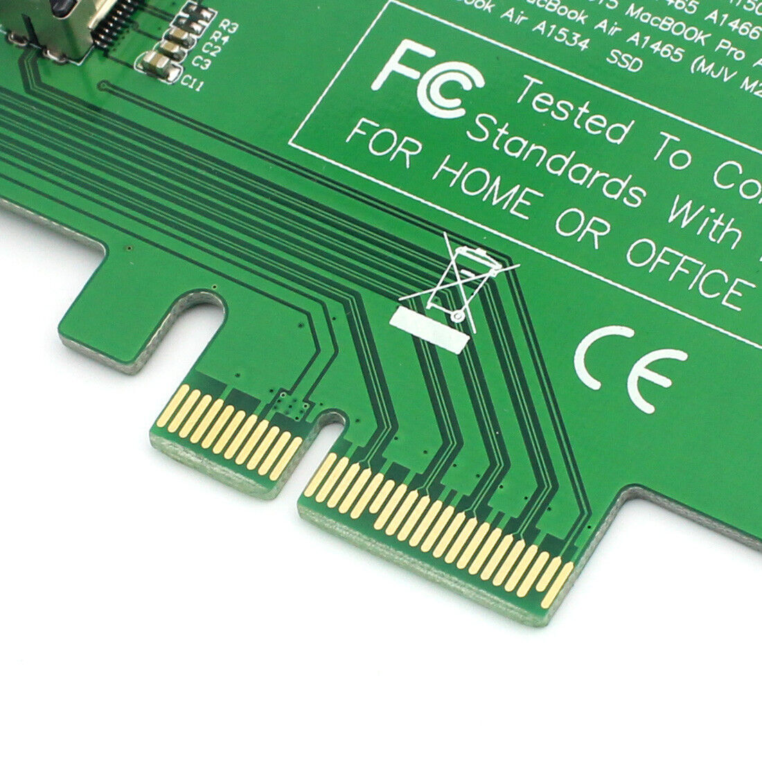 PCI-Express PCIE to 4X Adapter Card SSD Convert Card For Mac Air Pro 2015 2014