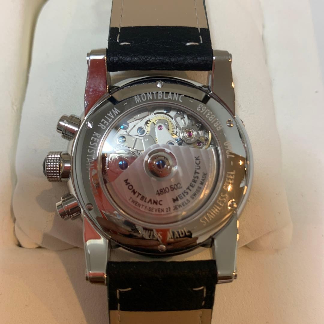 Montblanc Watch Time Walker Chronograph w/Box instruction manual warranty card