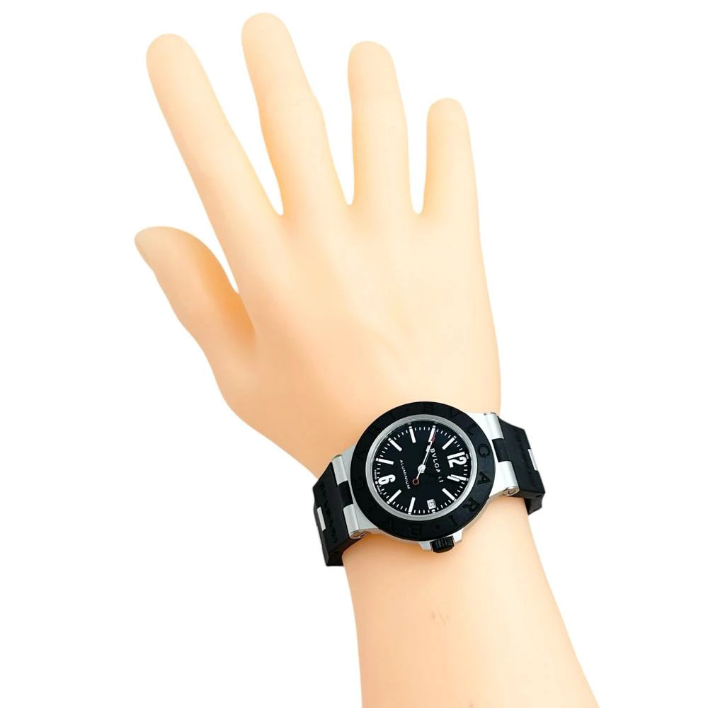 BVLGARI Aluminum BB40AT/103445 Watch Aluminum Rubber Automatic Case Accessary