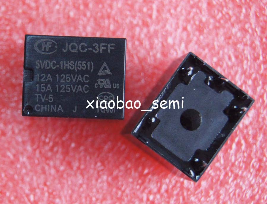 10PCS JQC-3FF-024-1HS JQC-3FF-24VDC-1HS(551) 24VDC ORIGINAL Power Relay 4PINS