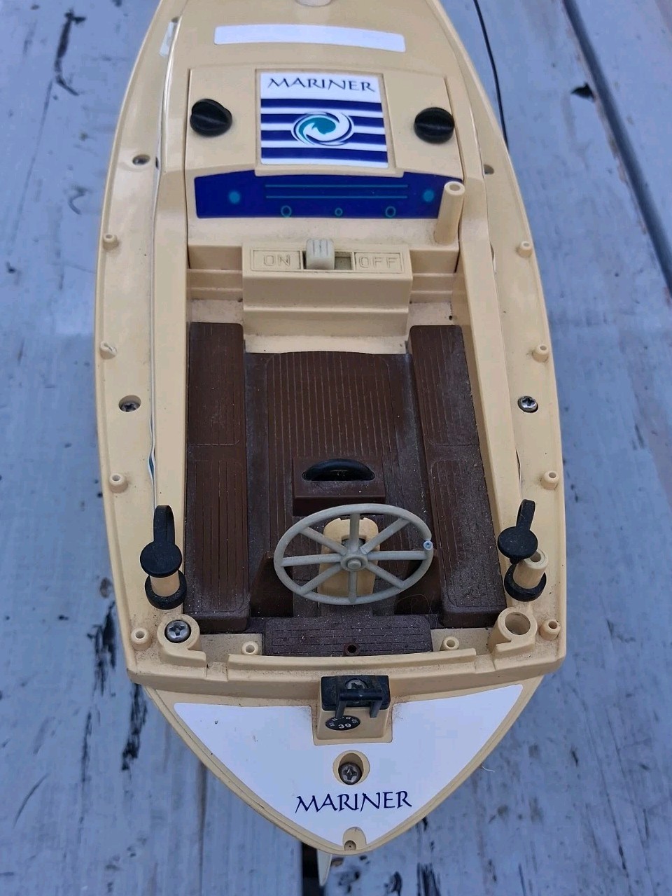 Nikko Mariner 19040BC RC Sailboat Untested No Controller Parts 1/25