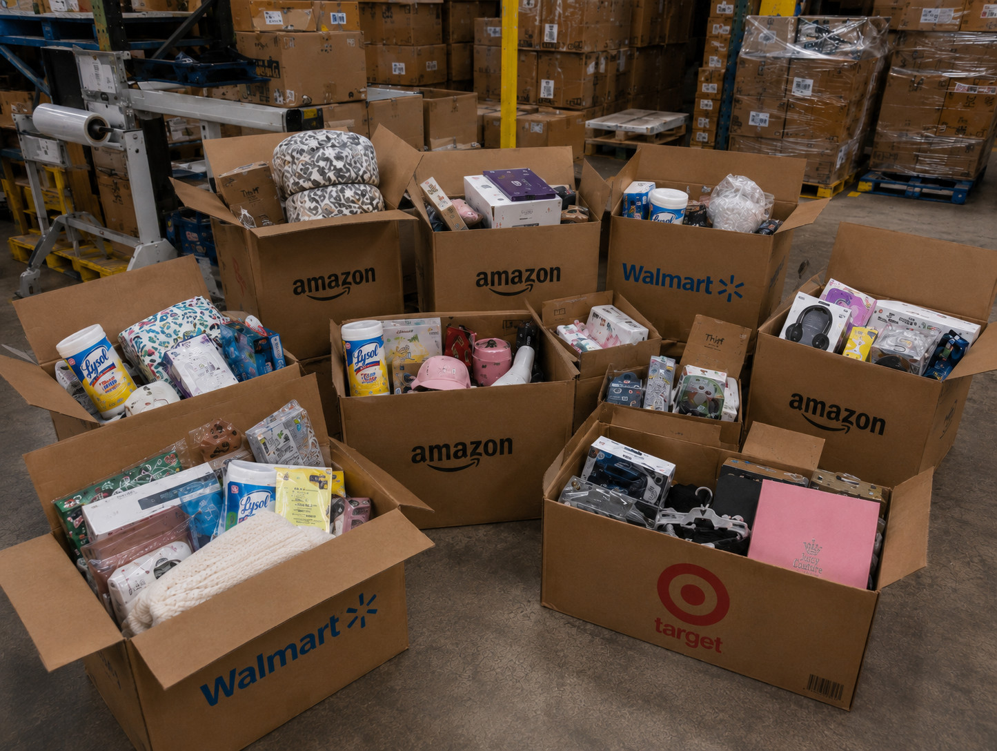 Target Overstock Merchandise with Home Essentials Included