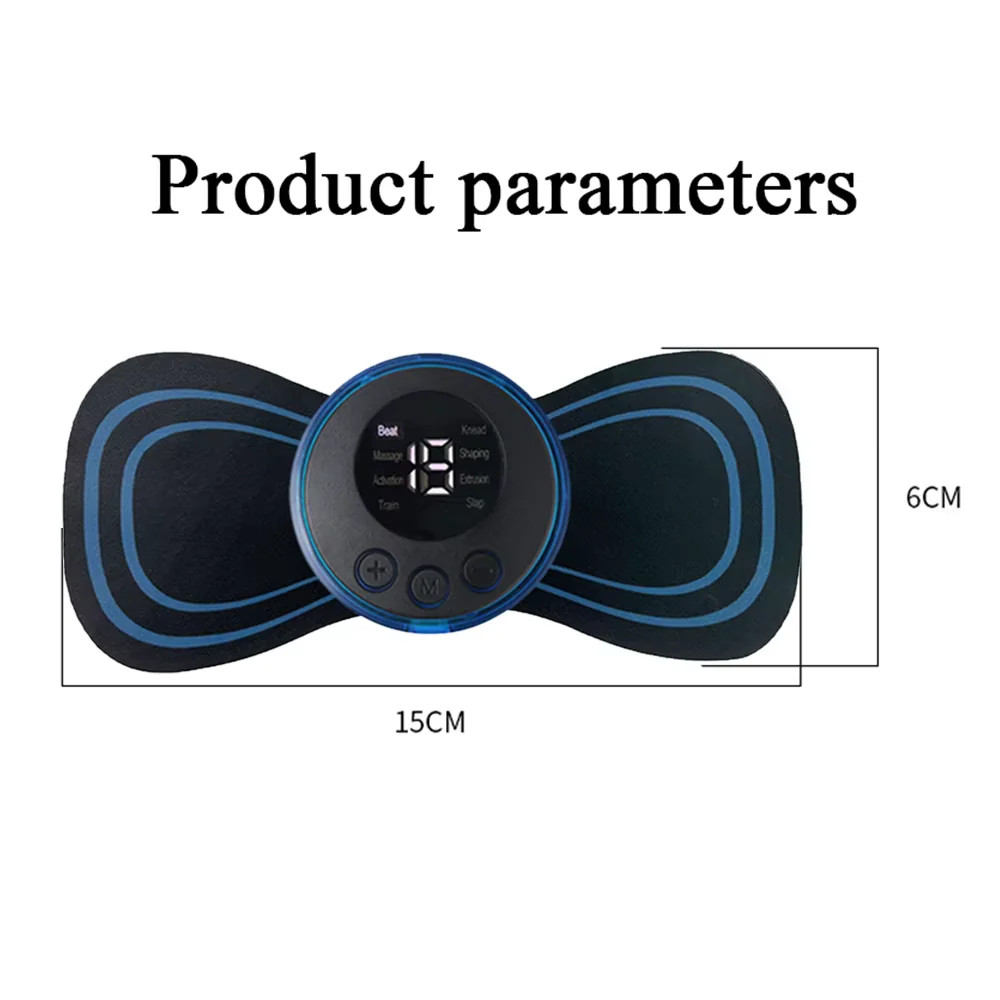 2/3/4 Pcs Smart Electric Neck Massager Set Cervical Patch 8 Modes 19 Levels