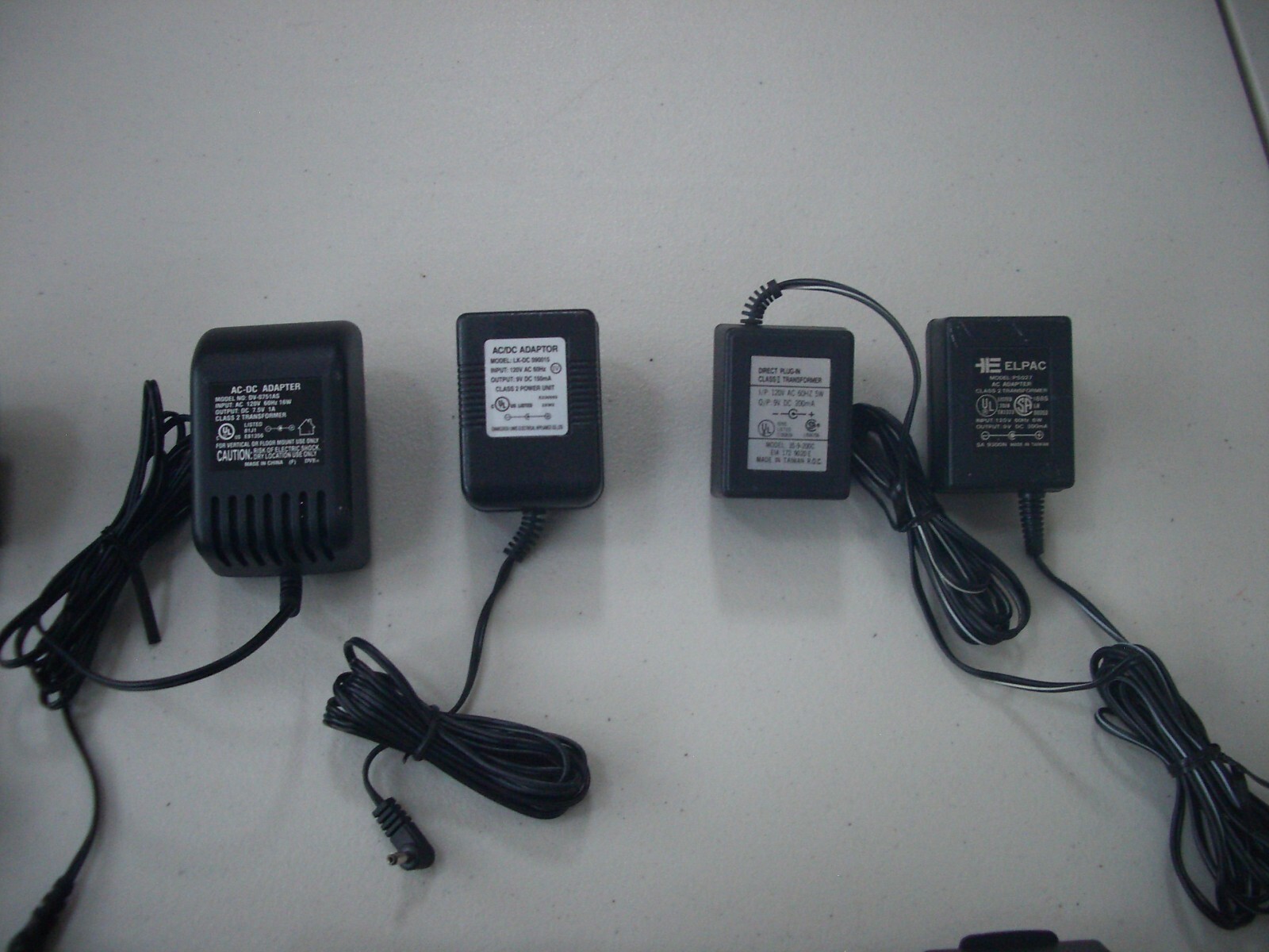 Electronics Parts AC Adapter Power Supply Lot 5-15VDC