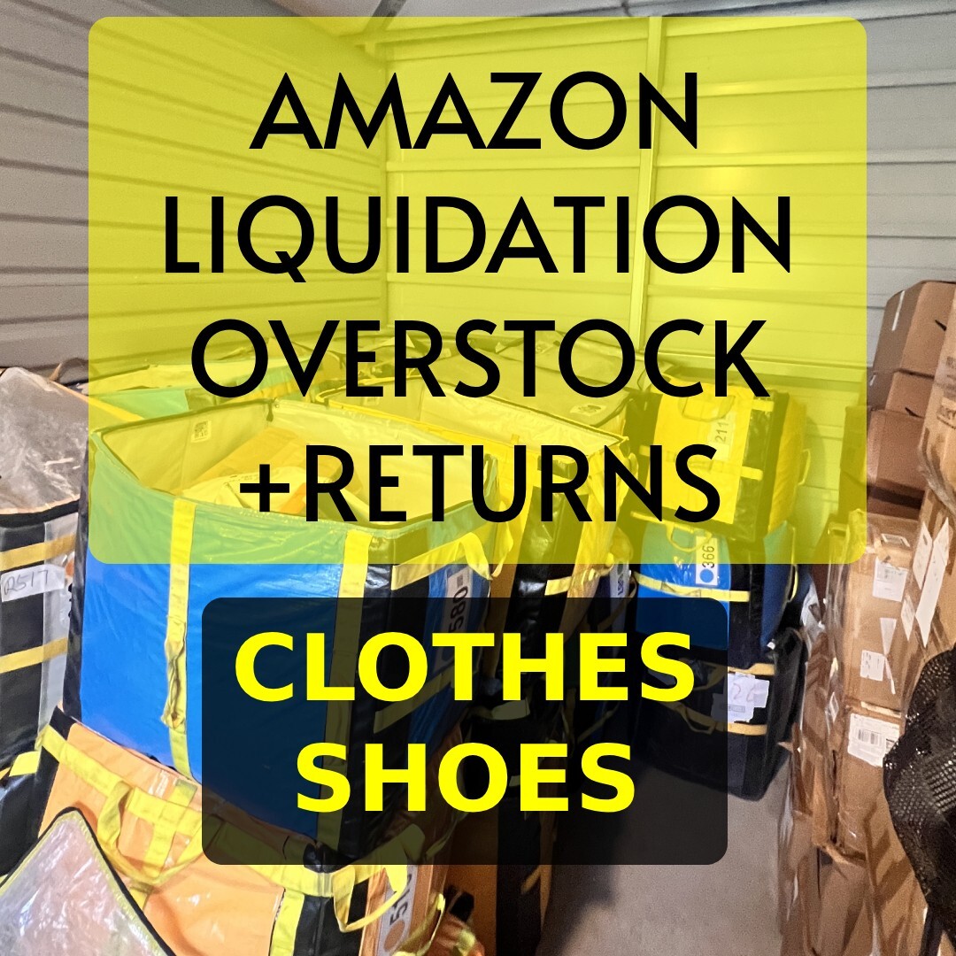 Amazon Liquidation Wholesale Overstock Returns Mixed Lot CLOTHES  SHOES