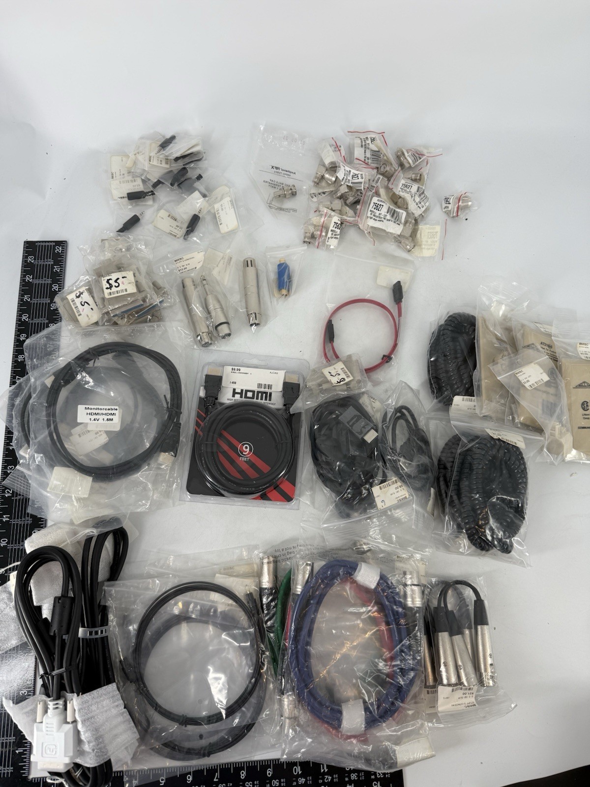 Electronics cables connectors parts for: radios computers games ELECLOT#2