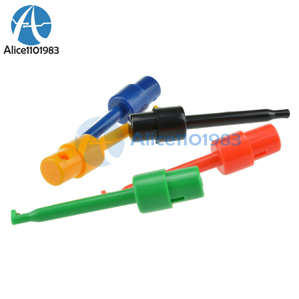 50PCS Large Size Round Single Hook Clip Test Probe for Electronic Testing