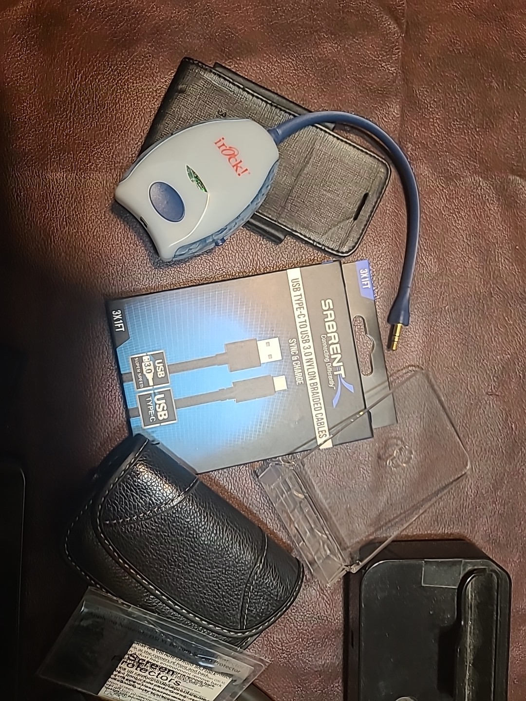 Mixed Electronics Lot – Phones, Chargers, Batteries, Transmitters, Accessories –