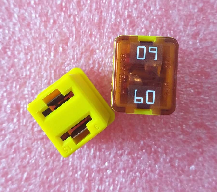 Littelfuse 0895060.Z 895 Square Car Fuse 60A 58V Low Profile JCASE Cartridge
