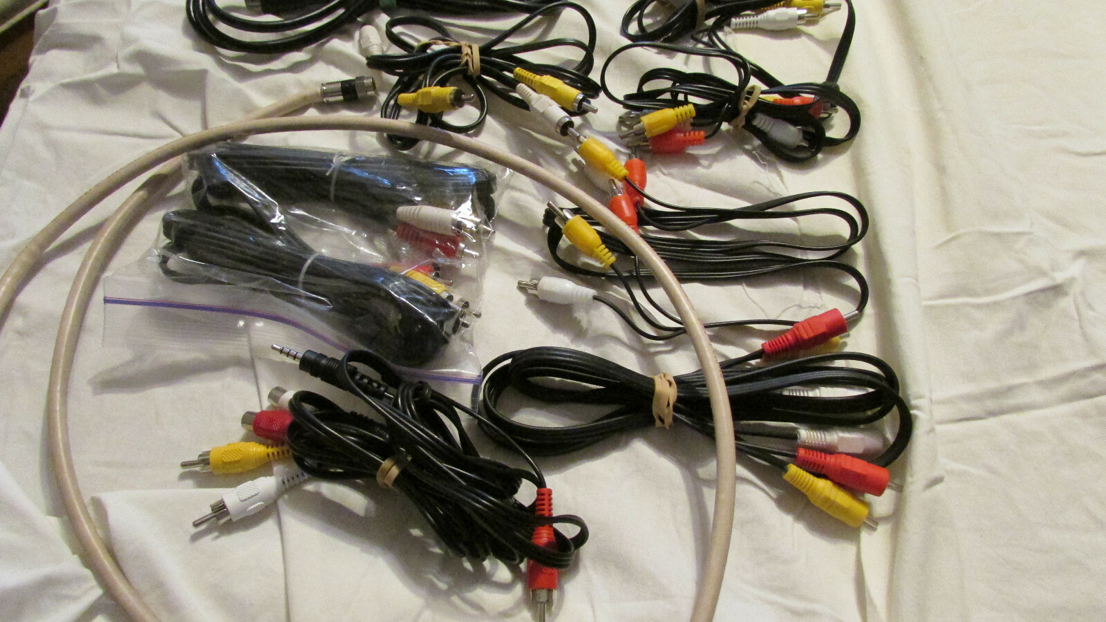 Lot of 23 Cables and cords