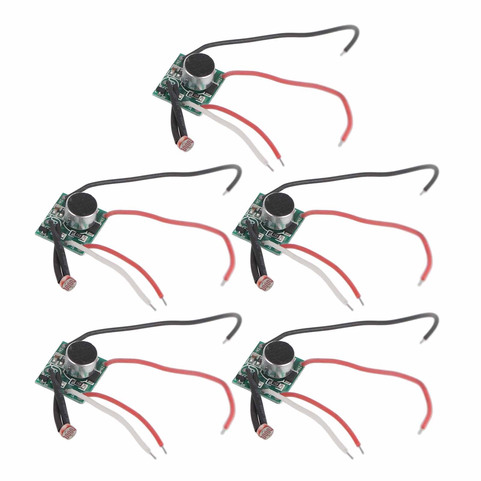 5Pcs Sound Control Switch Module Solar Light Sensor Module Circuit Board New