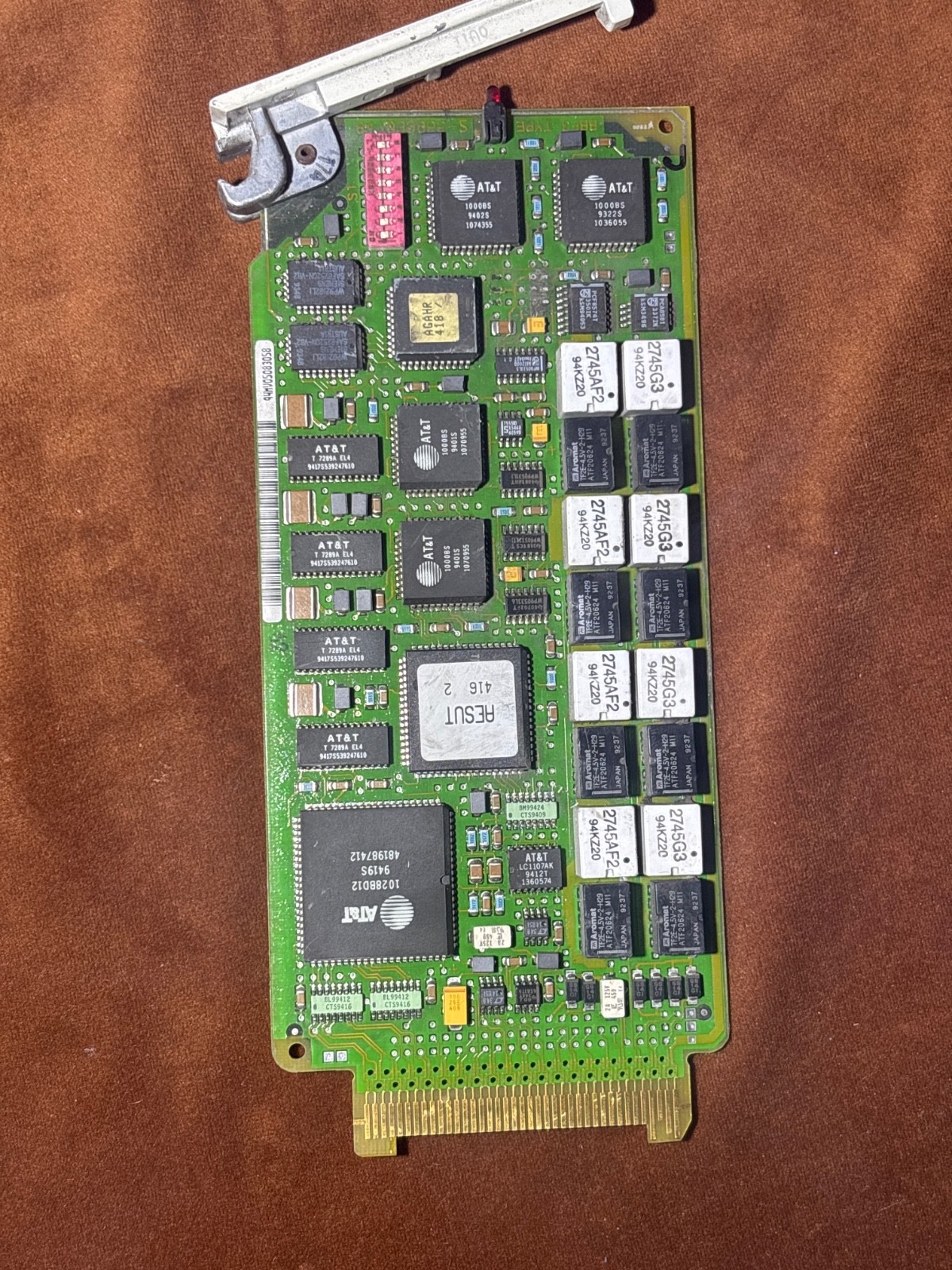 AT&T 2745AF2 94K220 Circuit Board Expansion Card Telecom AESUT VINTAGE