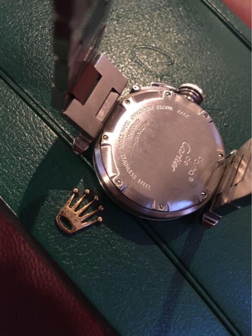 Cartier Watch Miss Pasha Unisex GMT Meridian Automatic Winding Stainless Steel