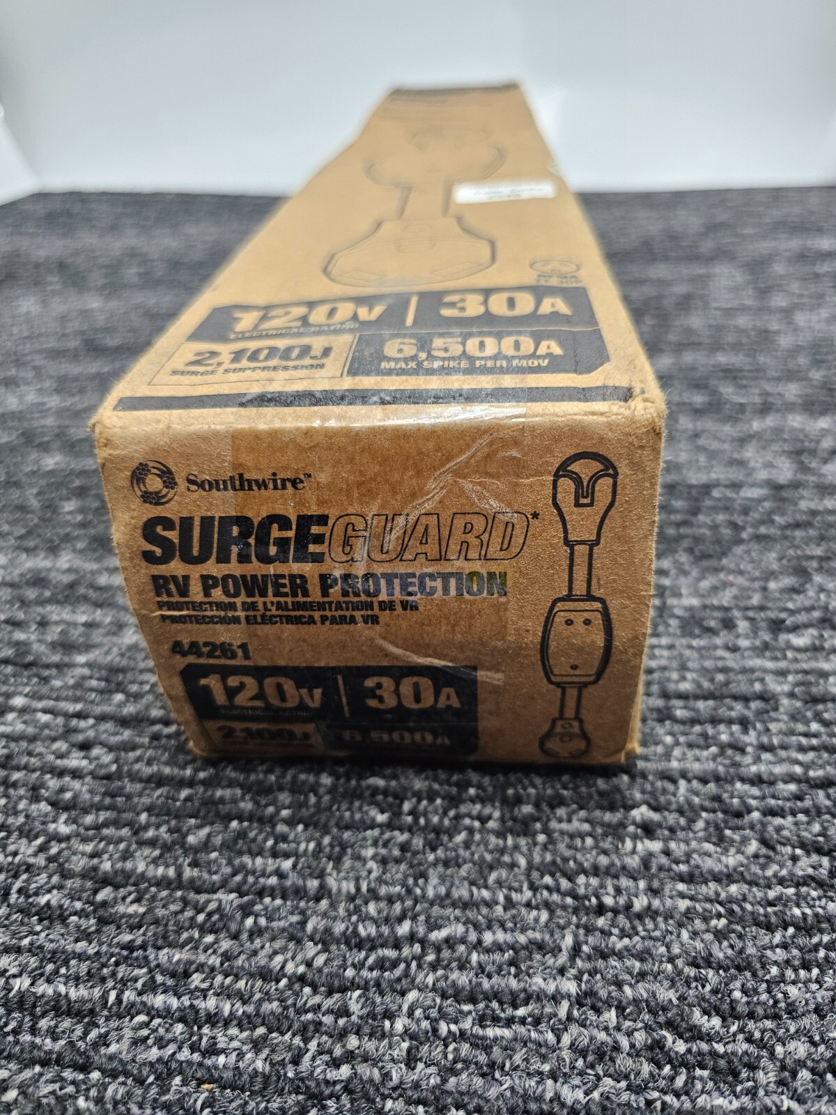 Southwire 44261 Surge Guard Entry Level 30 Amp Portable RV Surge Protector 120V