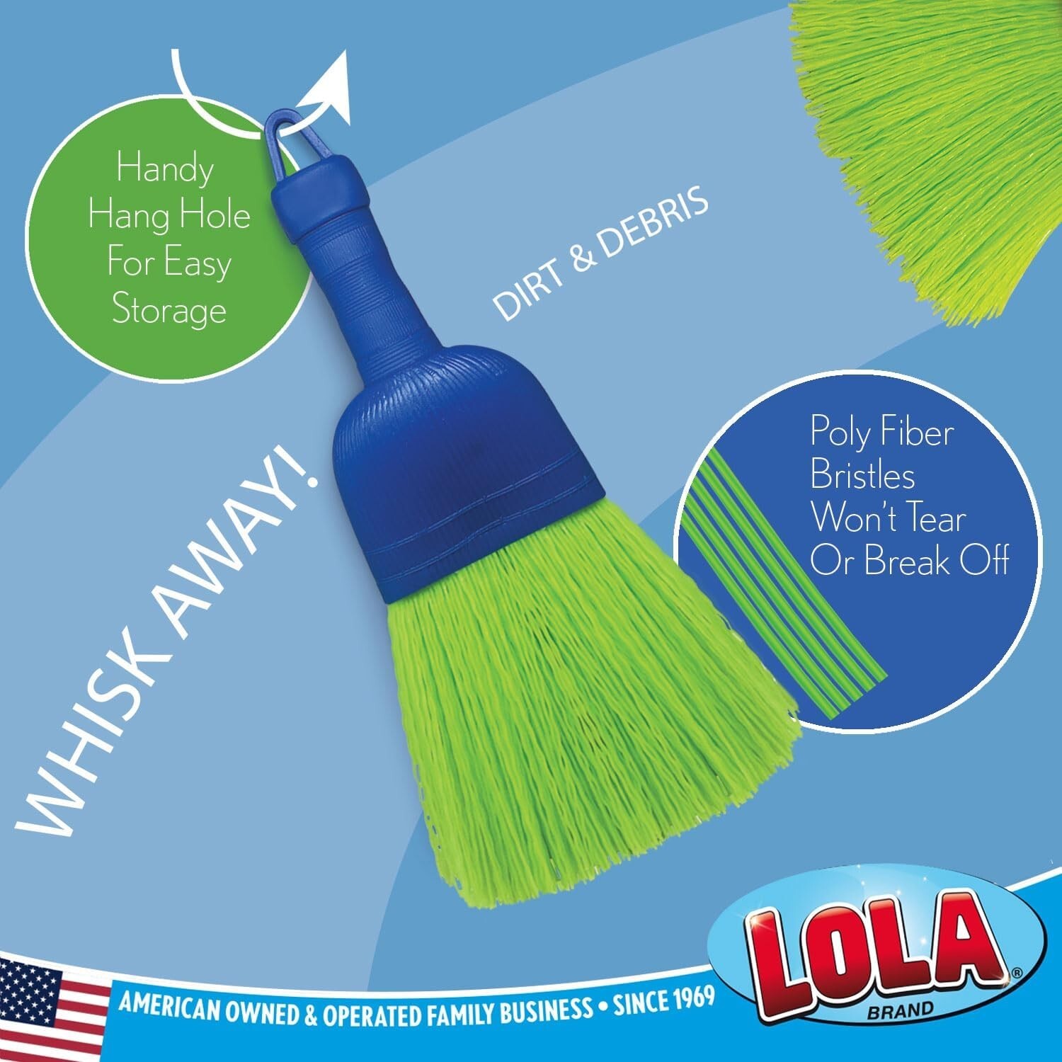 Products Whisk Broom | Handheld Brush | Durable Poly Fiber & Nylon Bristle NEW