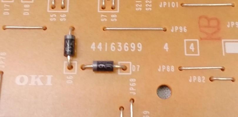 44163699 PCB OR ORZ from a Okidata C330dn