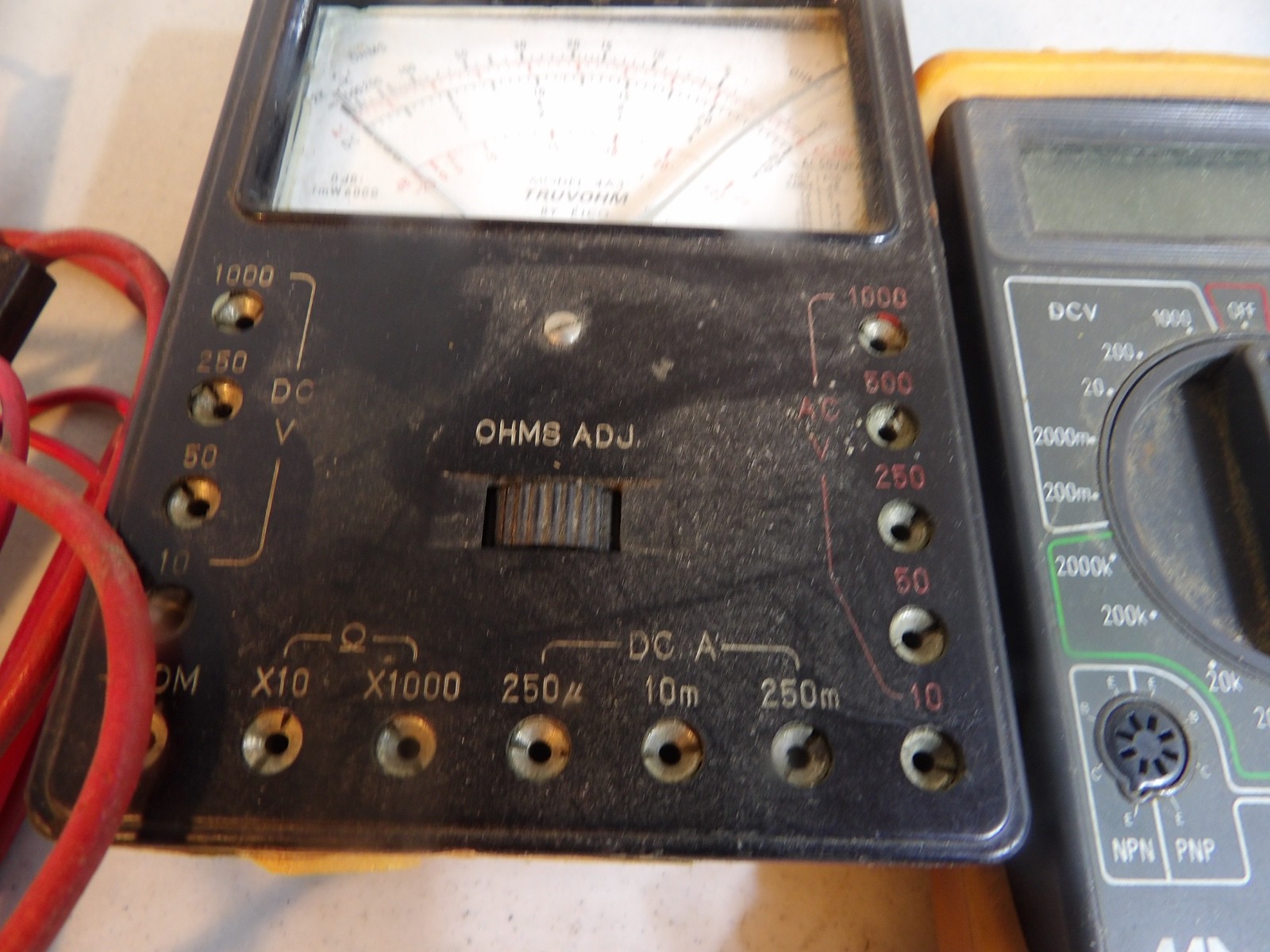2 Electronic Meters for parts only