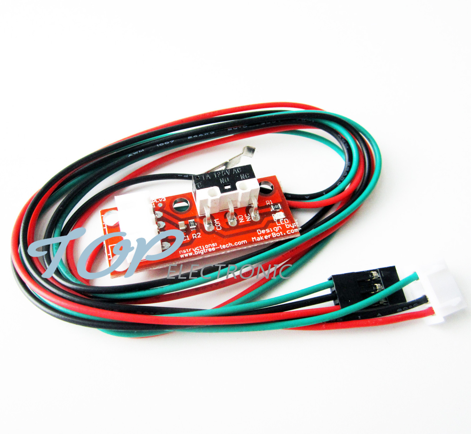 3pcs 3D Printer Mech Endstop Switch For RepRap Makerbot Prusa Mendel RAMPS1.4 AL