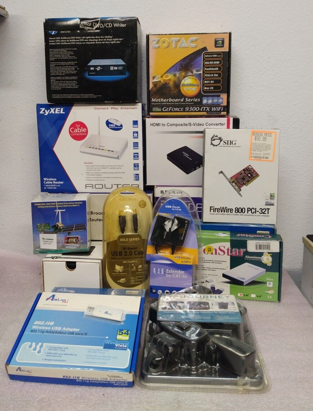 Lot of 16 Bulk Wholesale Electronics *New or Opened Box* As Pictured