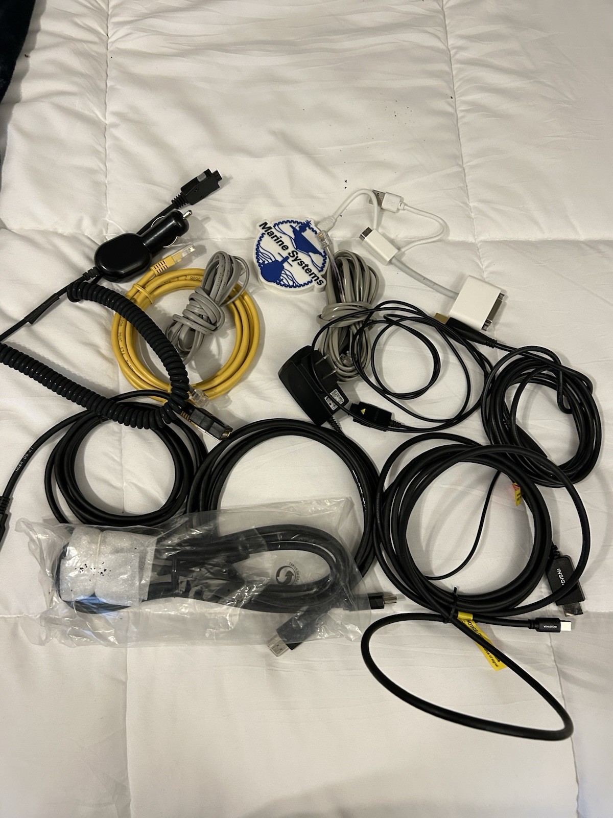 16 lb Box Of Misc Electronics And Computer stuff