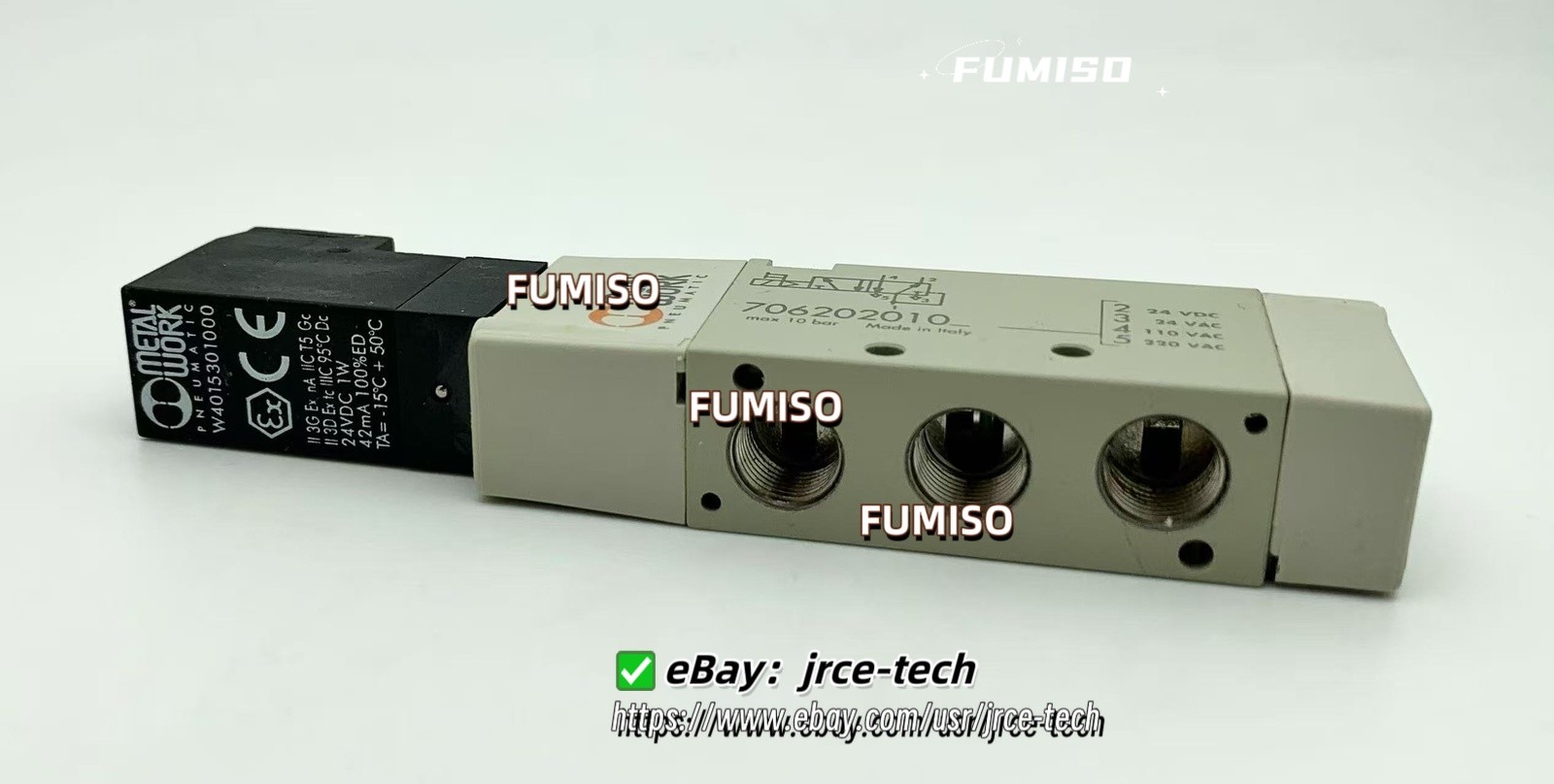 1pc Italian METAL WORK solenoid valve 706202010 24VDC*jrc